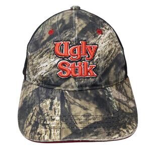 Ugly Stik Strapback Trucker Hat Multicolor One Size Adjustable Embroidered Camo